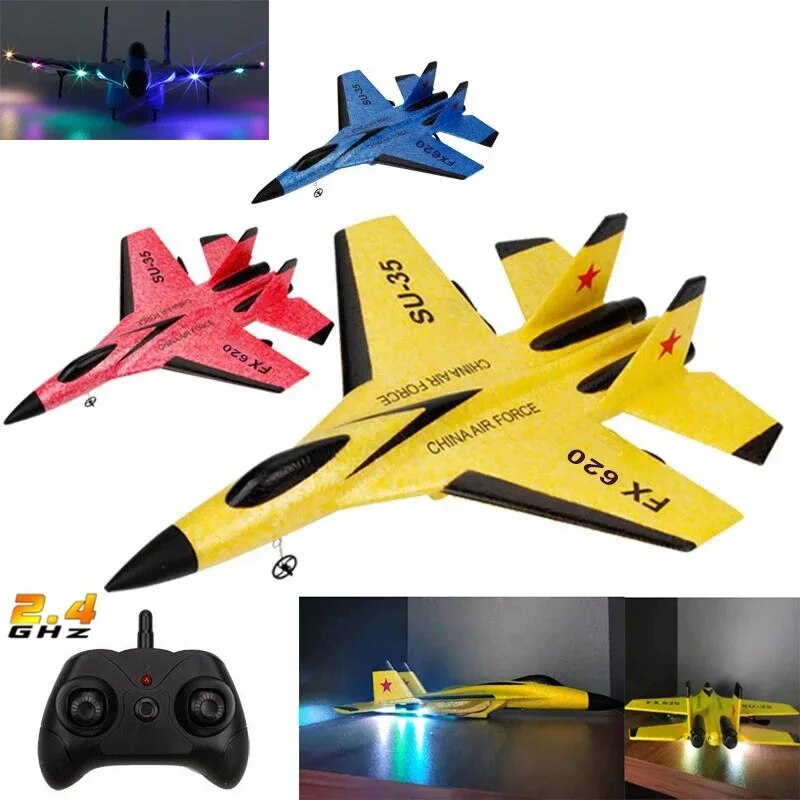 SU35 RC Plane FX620 FX820 2.4G - đánh giá và giá Rc Helicopter Large