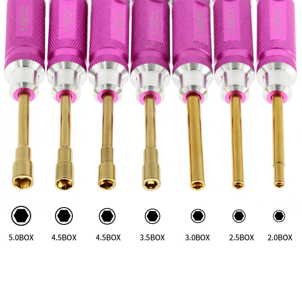 7 Piece 2-5MM Hexagonal Screwd - đánh giá và giá Rc Helicopter Tool Kit